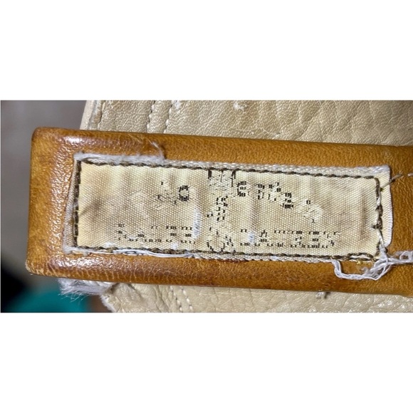 Vintage Ralph Lauren x Lucchese Selene Leather Cowboy Boot Women’s 7D Tan inlay - Picture 9 of 14